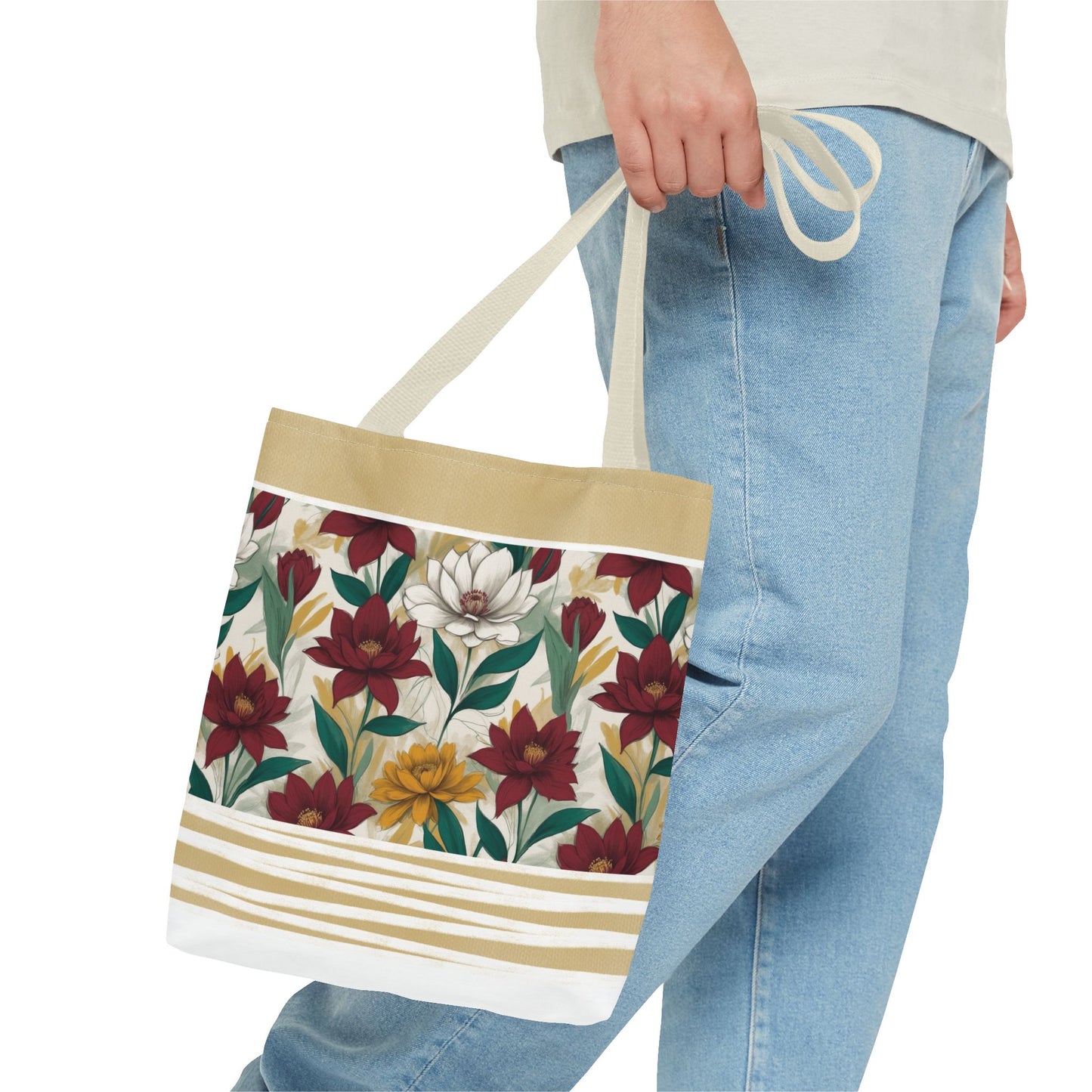 Floral Tote Bag - Stylish and Versatile for Everyday Use