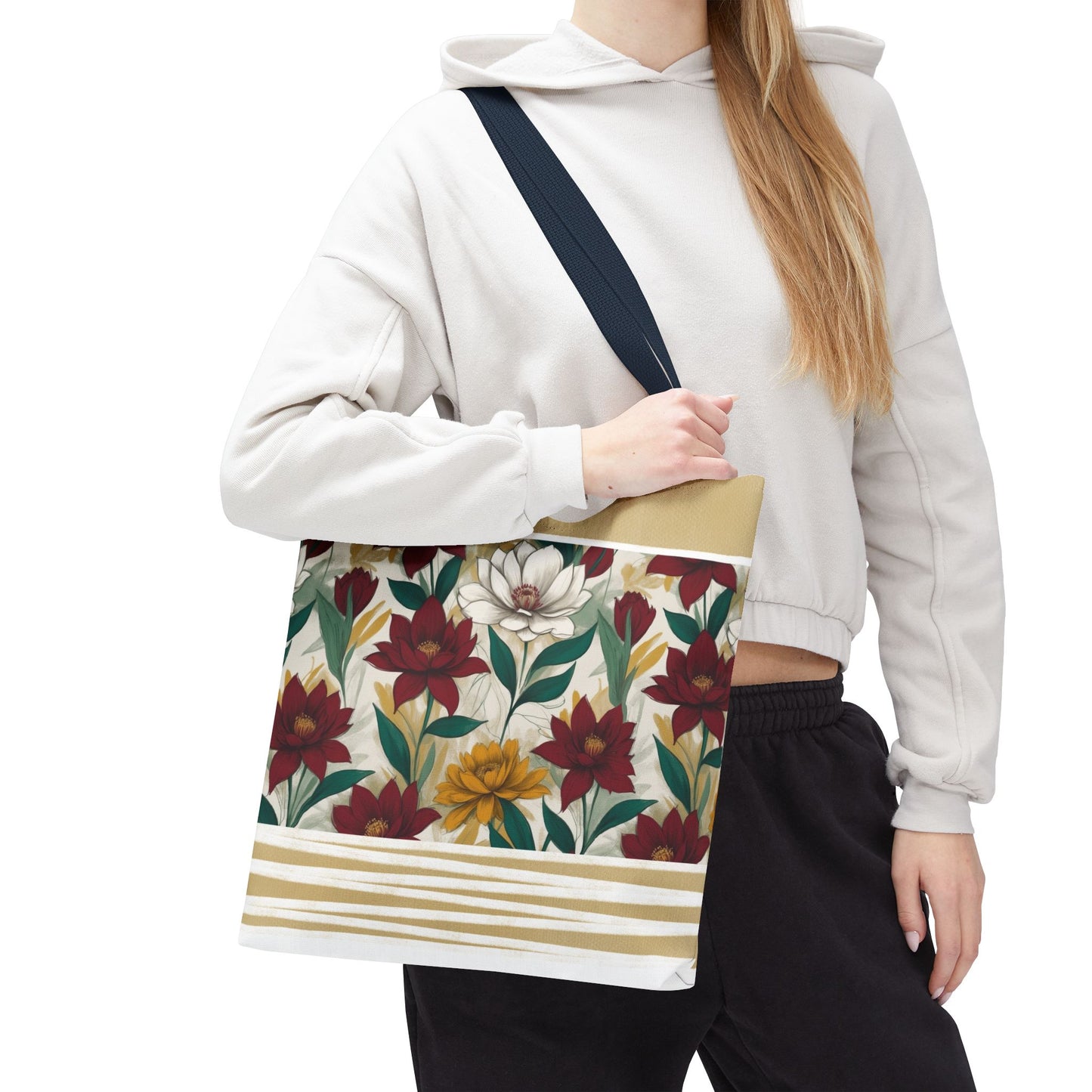 Floral Tote Bag - Stylish and Versatile for Everyday Use