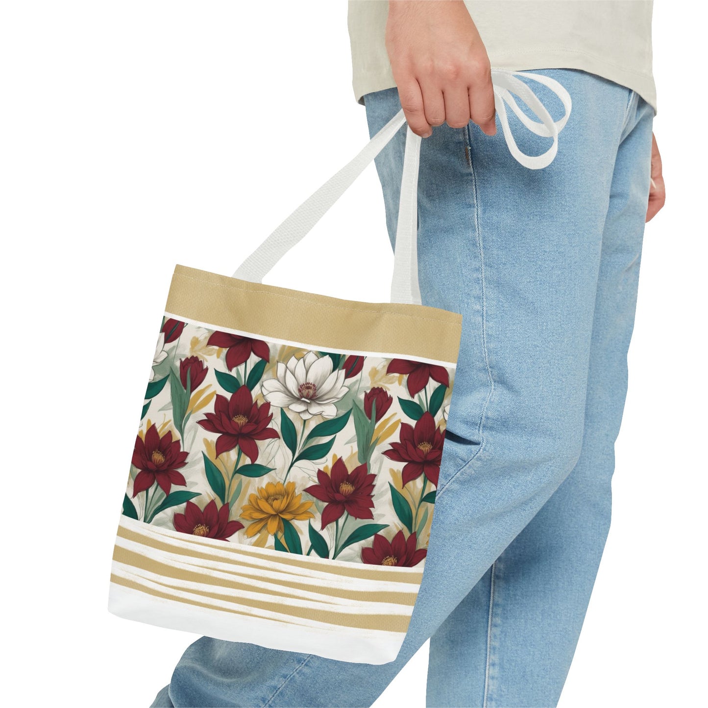 Floral Tote Bag - Stylish and Versatile for Everyday Use