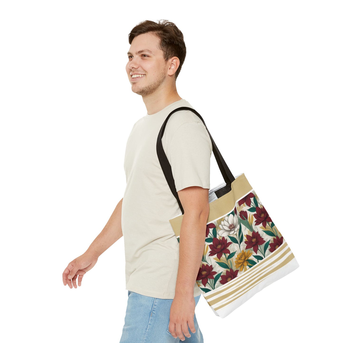 Floral Tote Bag - Stylish and Versatile for Everyday Use
