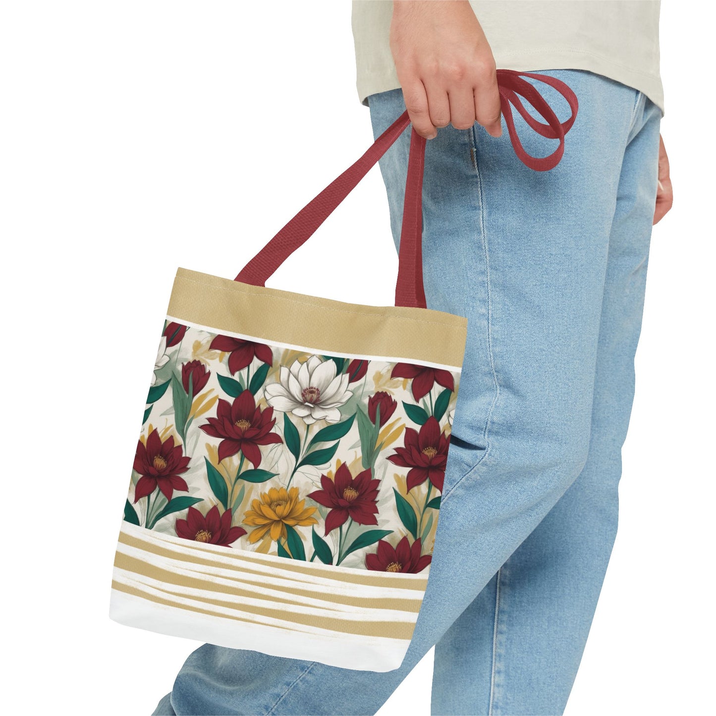 Floral Tote Bag - Stylish and Versatile for Everyday Use