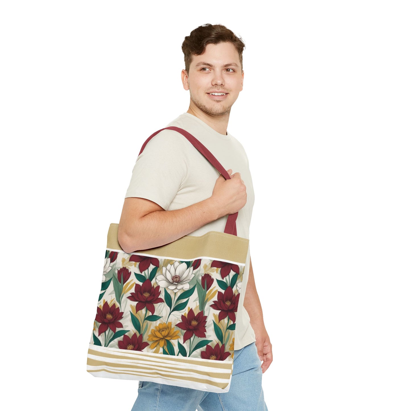 Floral Tote Bag - Stylish and Versatile for Everyday Use