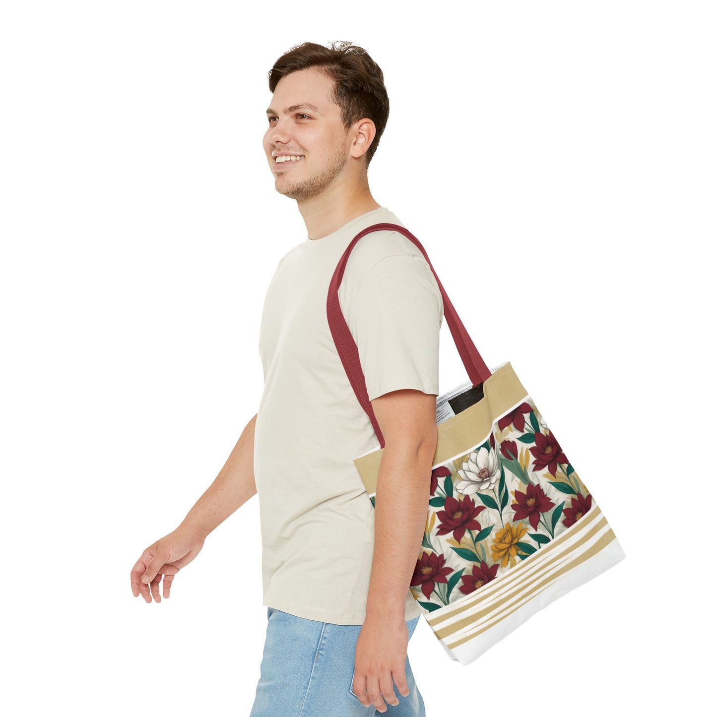 Floral Tote Bag - Stylish and Versatile for Everyday Use