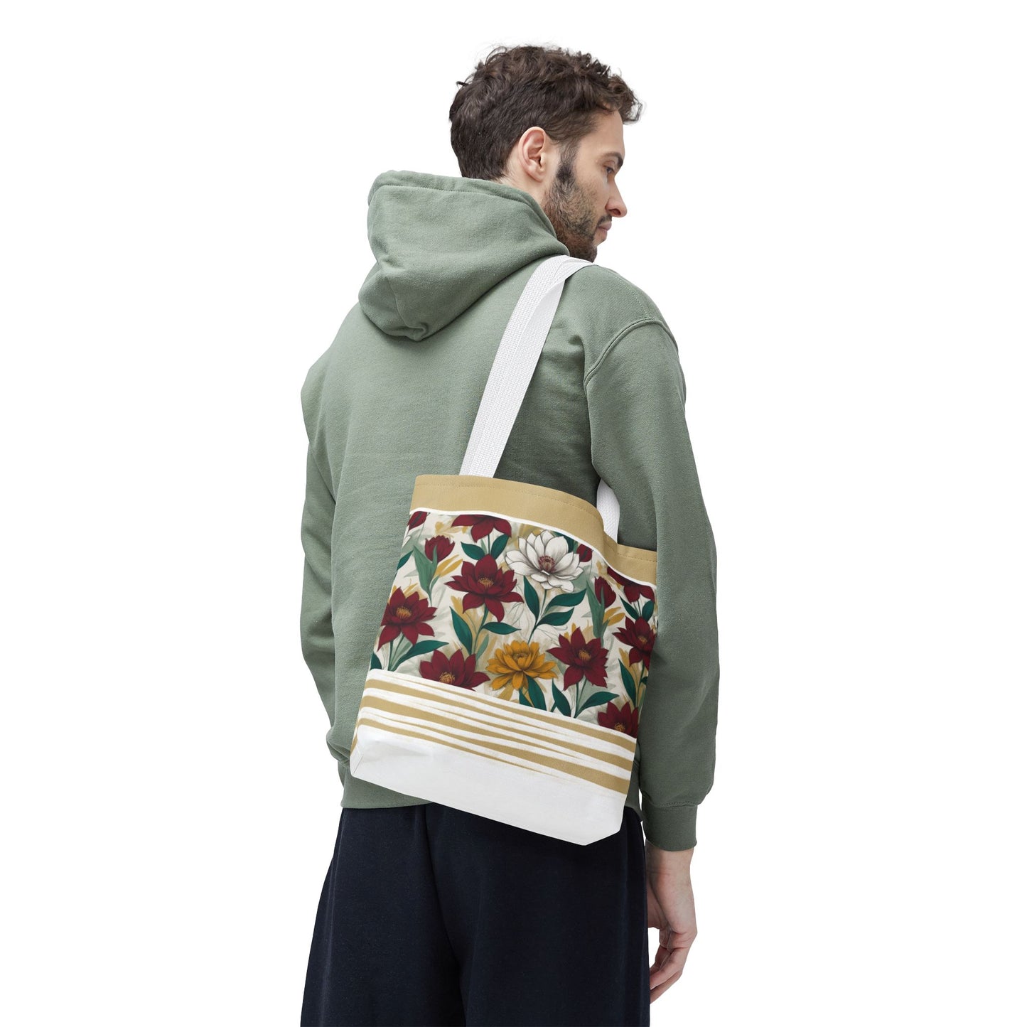 Floral Tote Bag - Stylish and Versatile for Everyday Use
