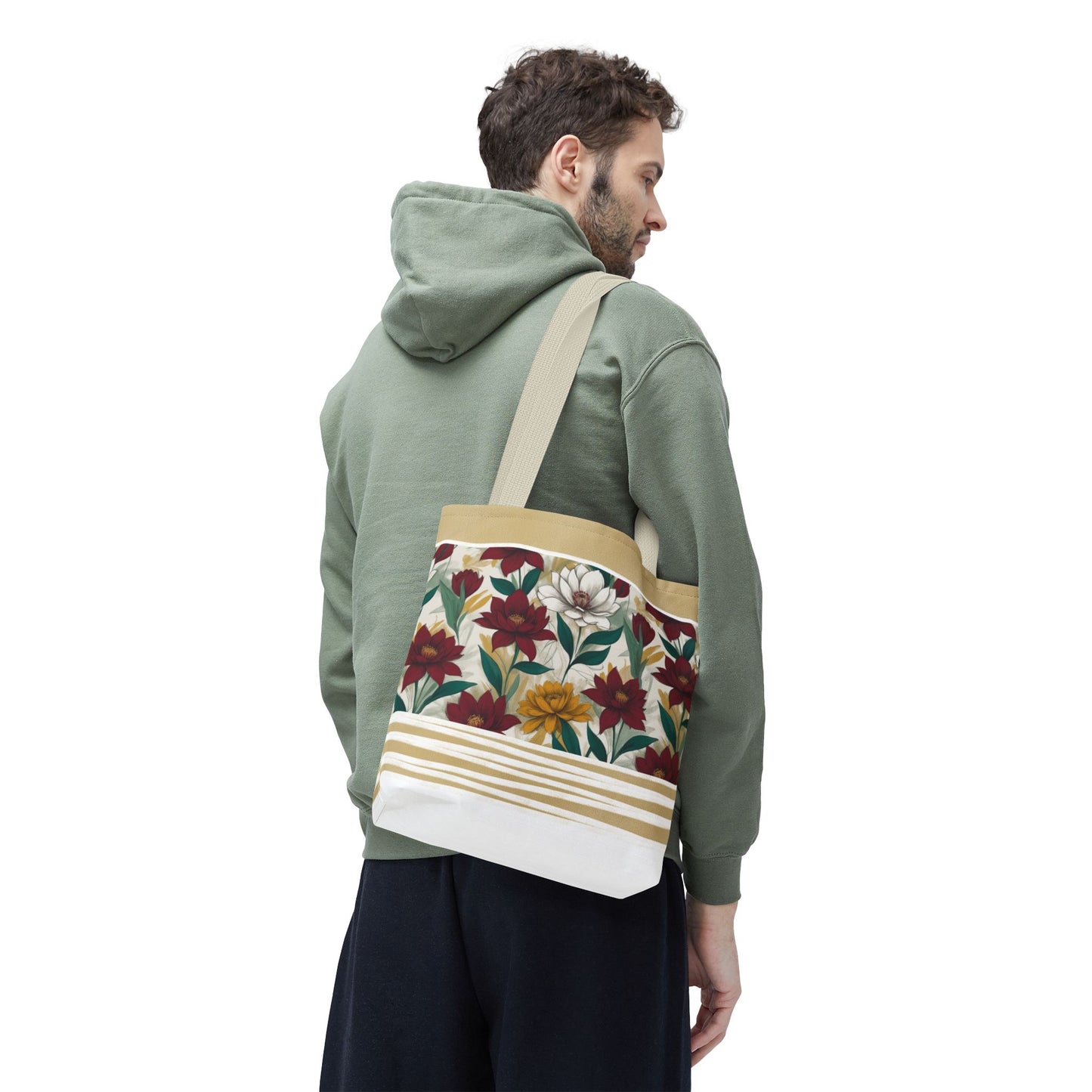 Floral Tote Bag - Stylish and Versatile for Everyday Use