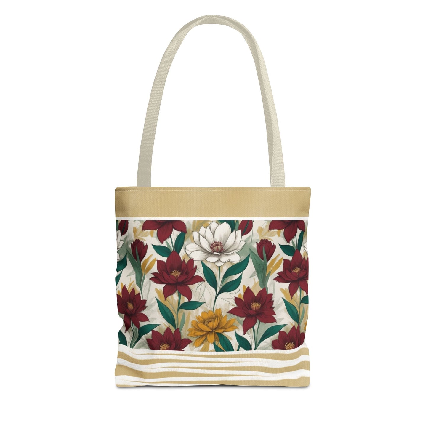 Floral Tote Bag - Stylish and Versatile for Everyday Use - Buimen studio