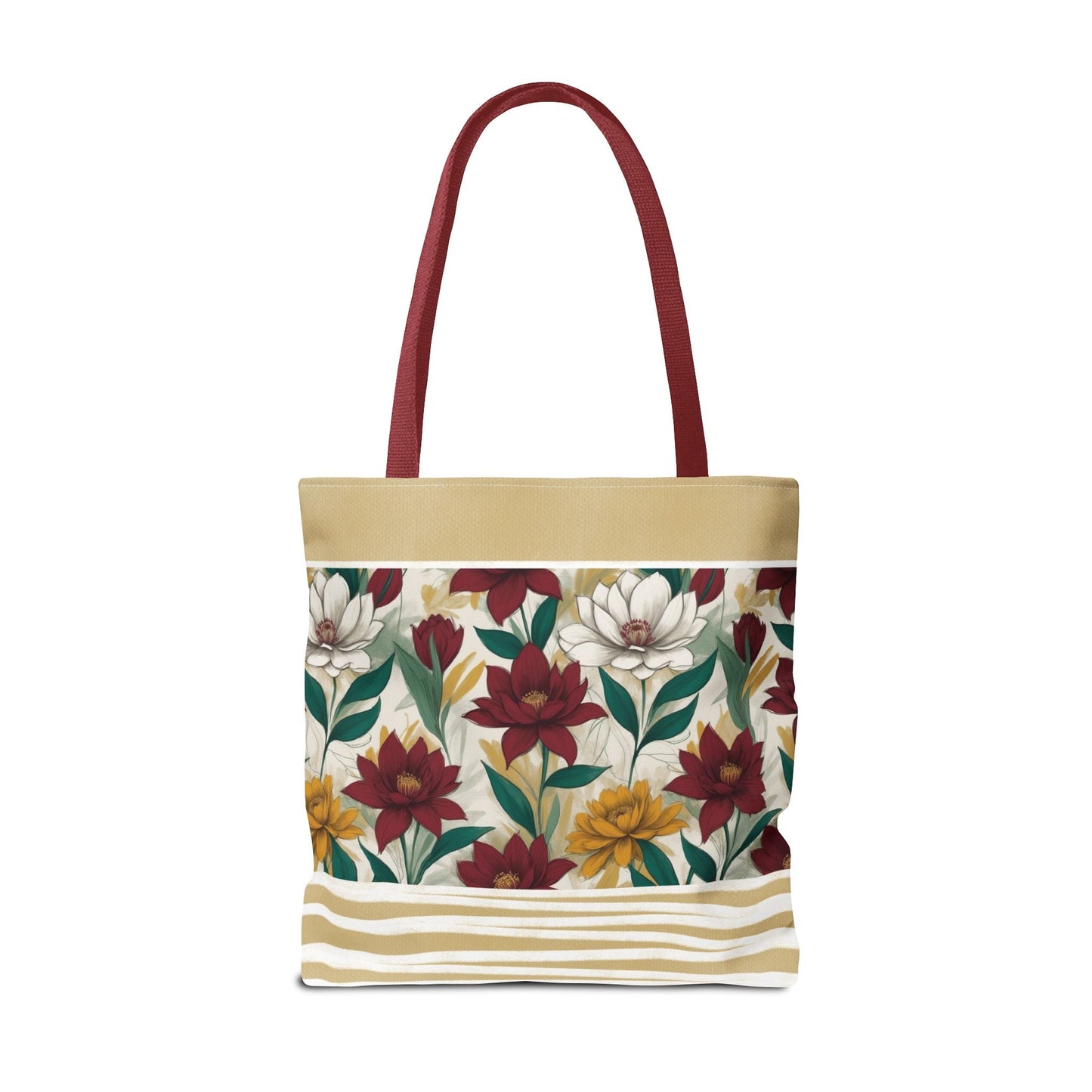 Floral Tote Bag - Stylish and Versatile for Everyday Use - Buimen studio