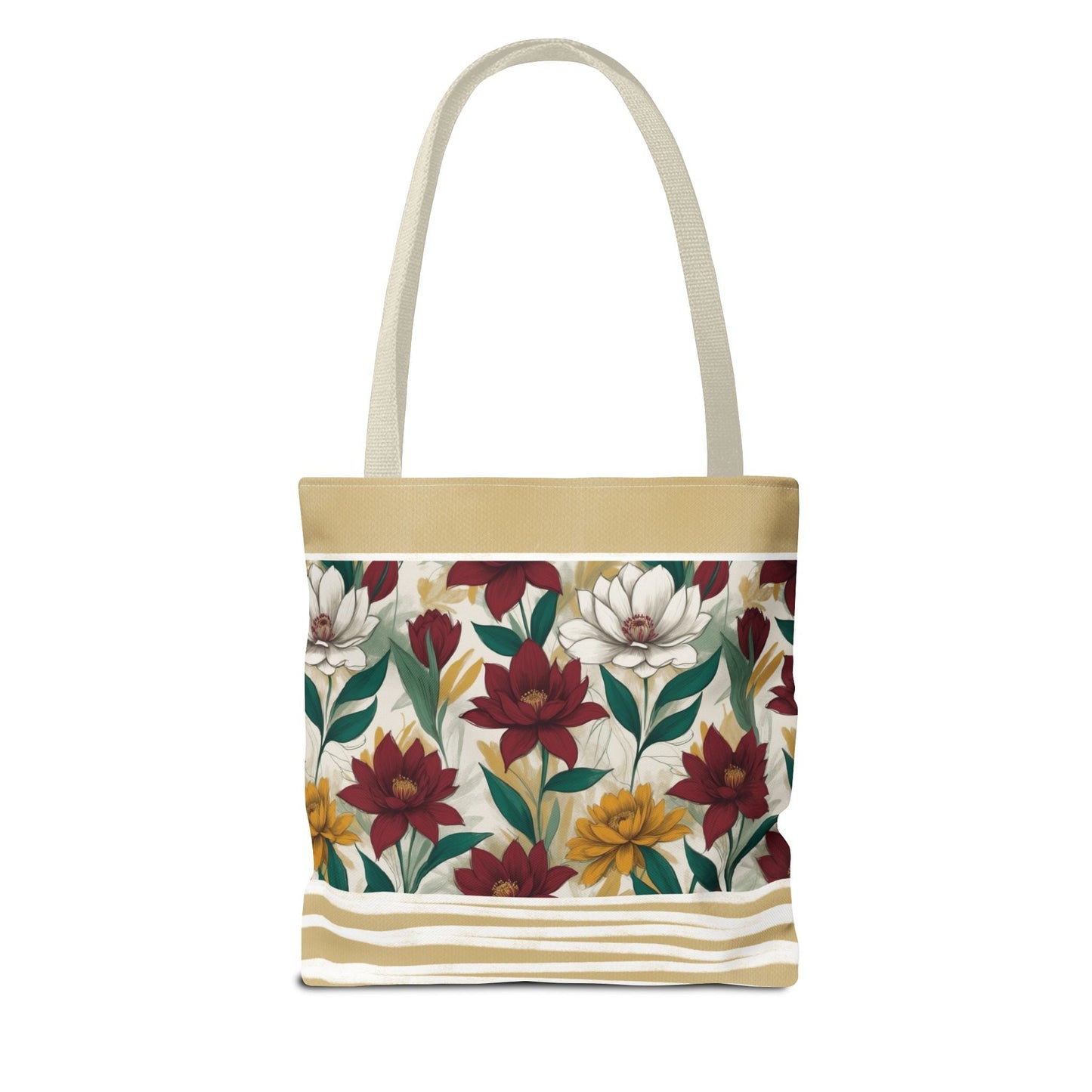 Floral Tote Bag - Stylish and Versatile for Everyday Use - Buimen studio