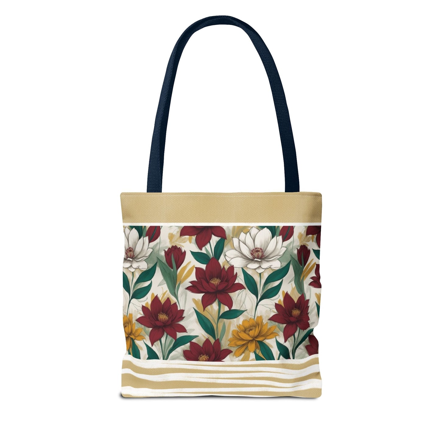 Floral Tote Bag - Stylish and Versatile for Everyday Use - Buimen studio