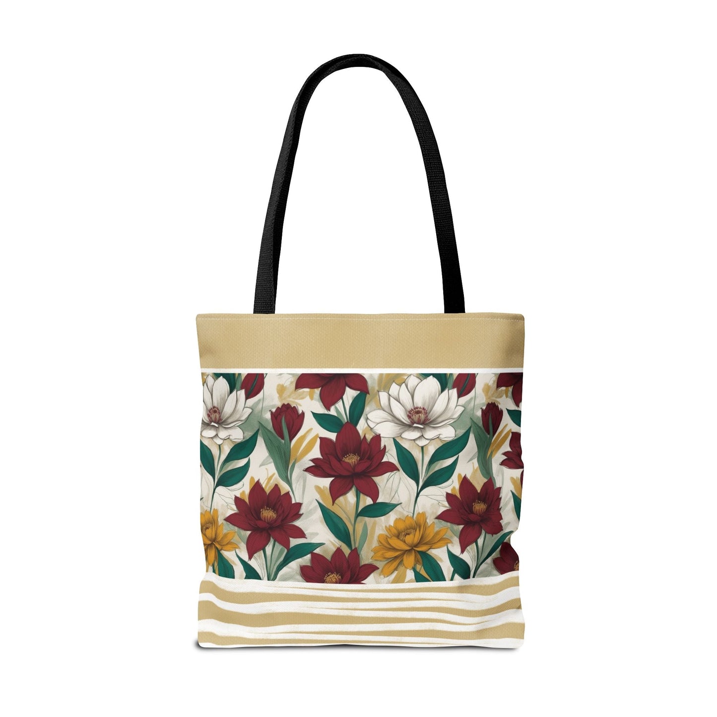 Floral Tote Bag - Stylish and Versatile for Everyday Use - Buimen studio