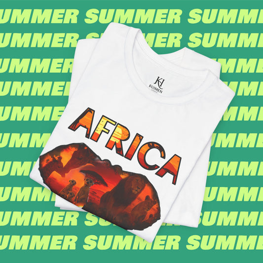 African Sunset Elephant Tee, Nature Lover Shirt, Travel Gift, Unisex Tee, Ethical Fashion, Animal Lover Apparel