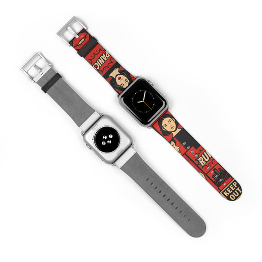 Bold Statement Watch Band - Unique Art Accessories for Trendsetters, Fitness Lovers, Gift for Him/Her, Fashionable Wear