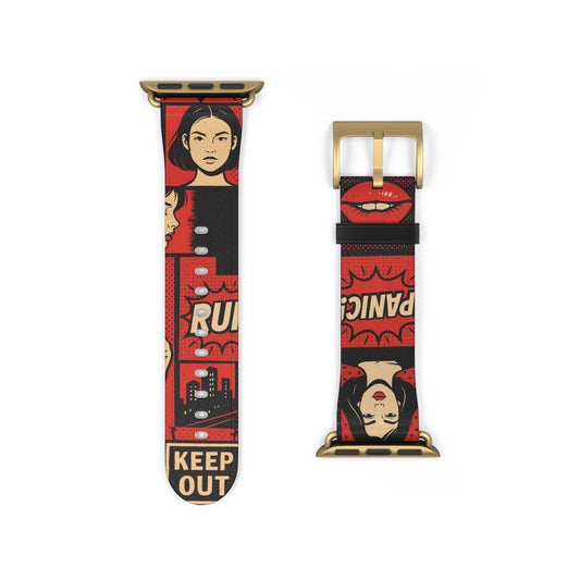 Bold Statement Watch Band - Unique Art Accessories for Trendsetters, Fitness Lovers, Gift for Him/Her, Fashionable Wear