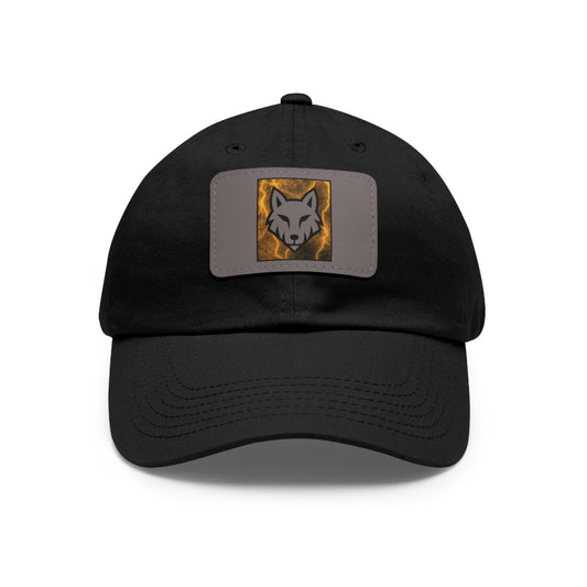 Stylish Dad Hat with Leather Patch, Trendy Cap for Outdoor Adventures, Great Gift for Father's Day, Casual Wear, Personalized Hat