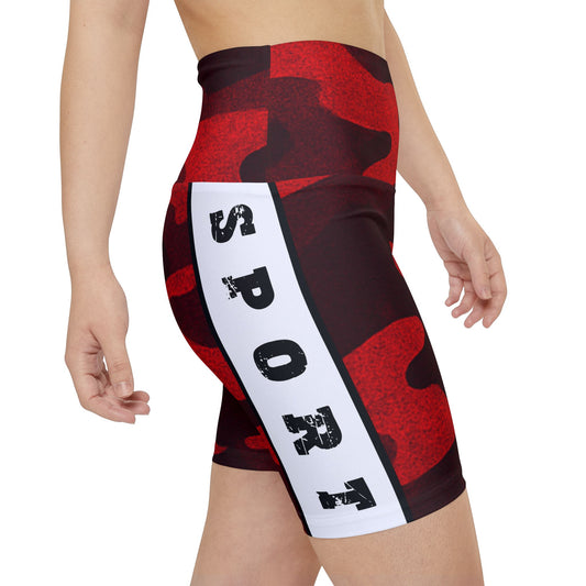 Camouflage Workout Shorts for Women | Activewear, Sports Shorts, Gym Essentials, Fitness Gear, Casual Wear, Exercise Apparel