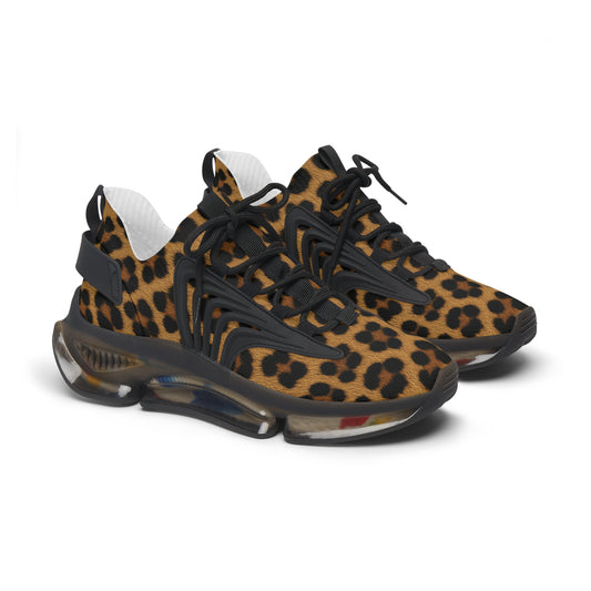 Stylish Women's Mesh Sneakers - Trendy Leopard Print, Comfortable Running, Casual Everyday Wear, Fitness, Gift for Her
