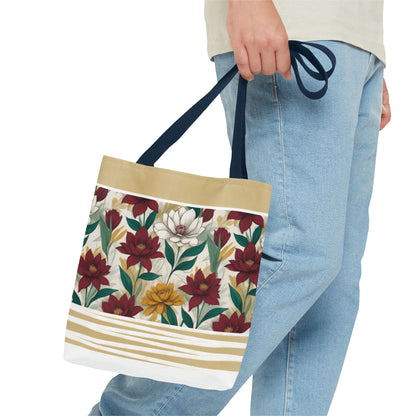 Floral Tote Bag - Stylish and Versatile for Everyday Use