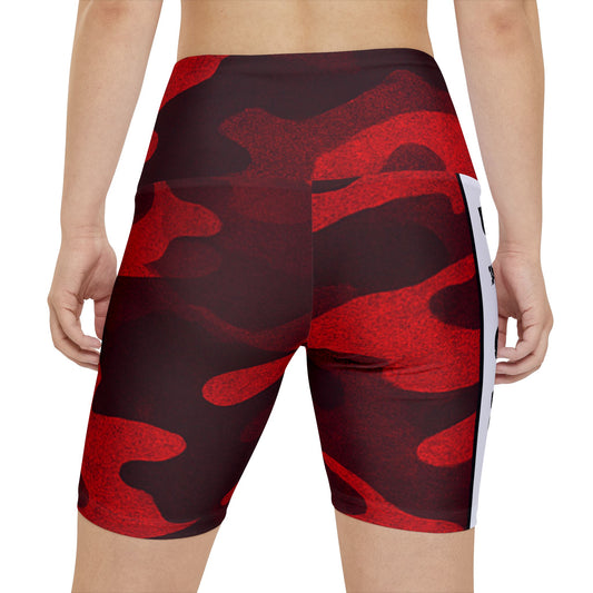 Camouflage Workout Shorts for Women | Activewear, Sports Shorts, Gym Essentials, Fitness Gear, Casual Wear, Exercise Apparel