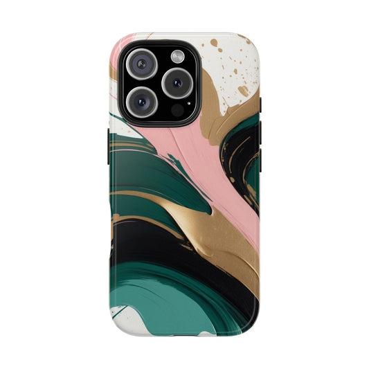 Chic Marble Tough Phone Case, Stylish Phone Protection, Unique Gift for Her, Modern Phone Cover, Elegant Mobile Accessory, Trendy Tech Gear - Buimen studio