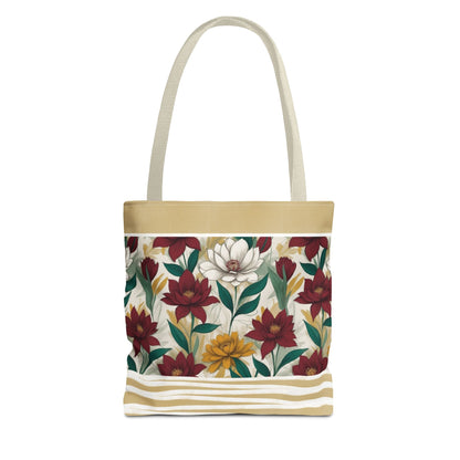 Floral Tote Bag - Stylish and Versatile for Everyday Use - Buimen studio