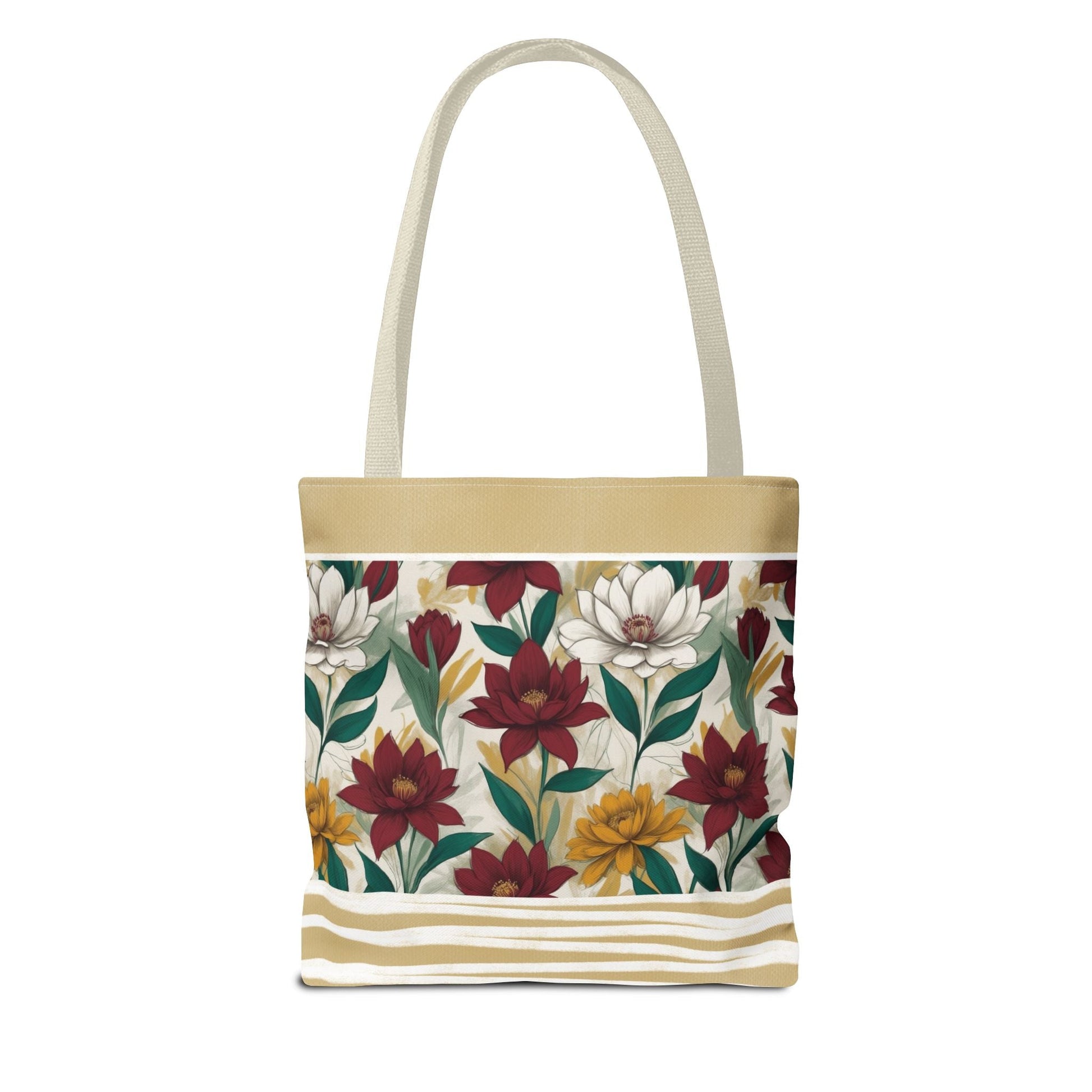 Floral Tote Bag - Stylish and Versatile for Everyday Use - Buimen studio