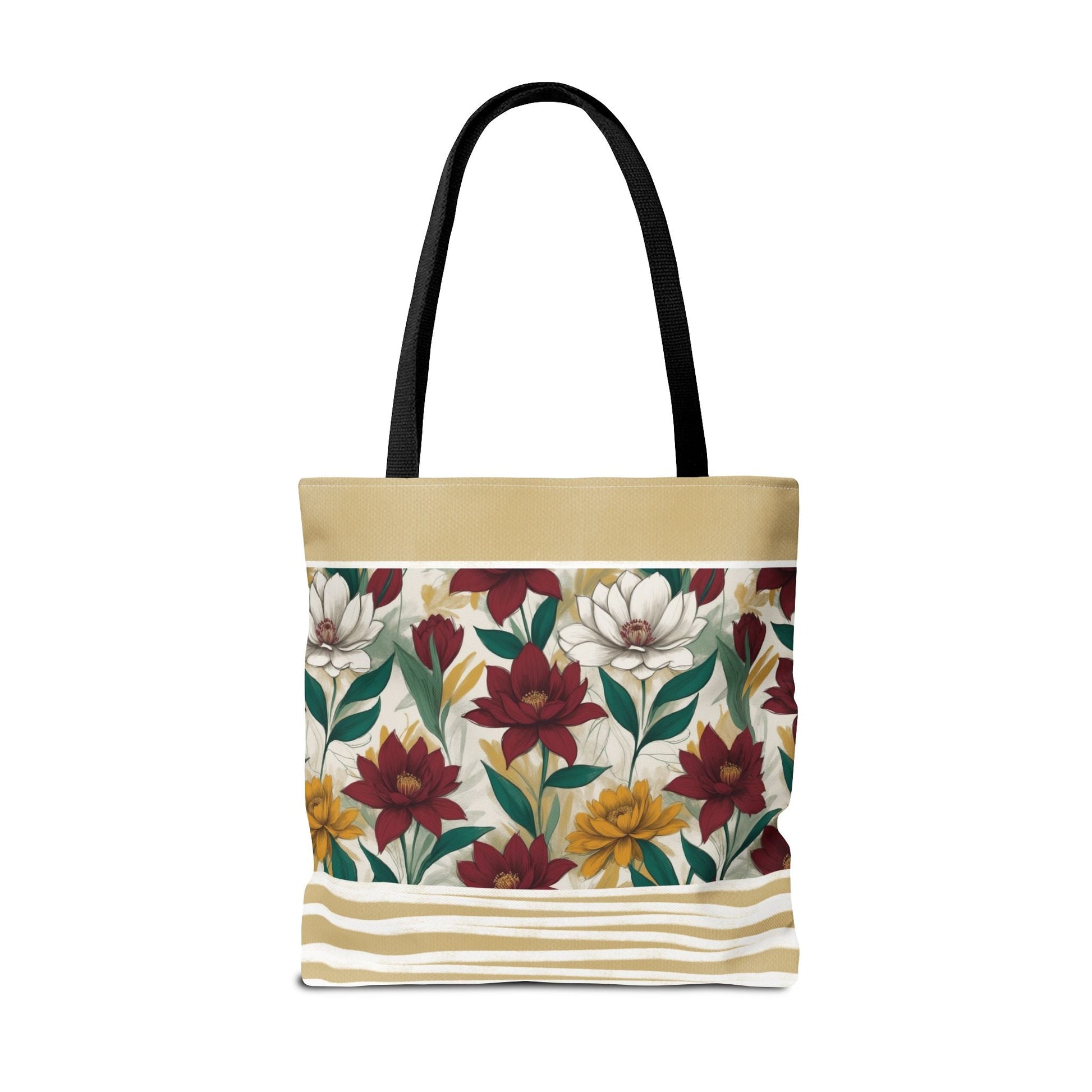Floral Tote Bag - Stylish and Versatile for Everyday Use - Buimen studio