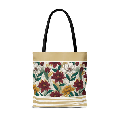 Floral Tote Bag - Stylish and Versatile for Everyday Use - Buimen studio