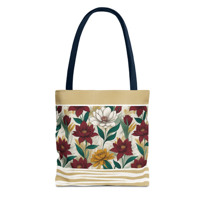 Floral Tote Bag - Stylish and Versatile for Everyday Use - Buimen studio